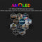 1.43 Inch Amoled Round Screen Steel Strap Smart Watch - Black