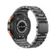 1.43 Inch Amoled Round Screen Steel Strap Smart Watch - Black