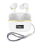 Wireless In-ear Earphones with Digital Charging Case - J2 - Pink