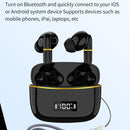 Wireless In-ear Earphones with Digital Charging Case - J2 - Pink