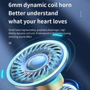 Wireless Earphones with Digital Display and Charging Case - Pink