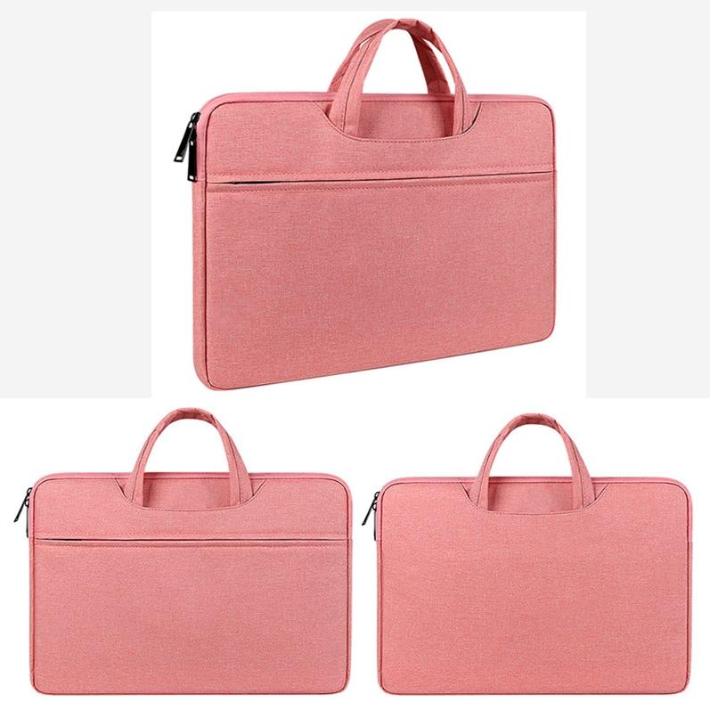 13.3 Inch Waterproof Laptop Handbag With Shock-Absorbing Capacity - Lady Pink