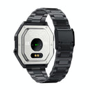 Waterproof Steel Smart Watch With Colour Screen - Silver
