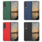 Fold 4 Cross Texture Pu Leather Case - Blue