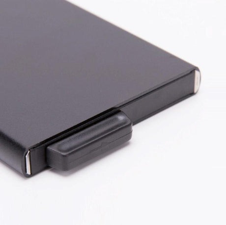 Automatic Eject Rfid Blocking Aluminum Card Wallet - Golden