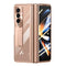 For Samsung Galaxy Z Fold4 5G Samsung Fold 4 Full Body Hinge Case - Electroplated - Green