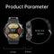 1.39 Inch Heart Rate / Blood Pressure / Blood Oxygen Monitoring Smart Calling Watch - Green