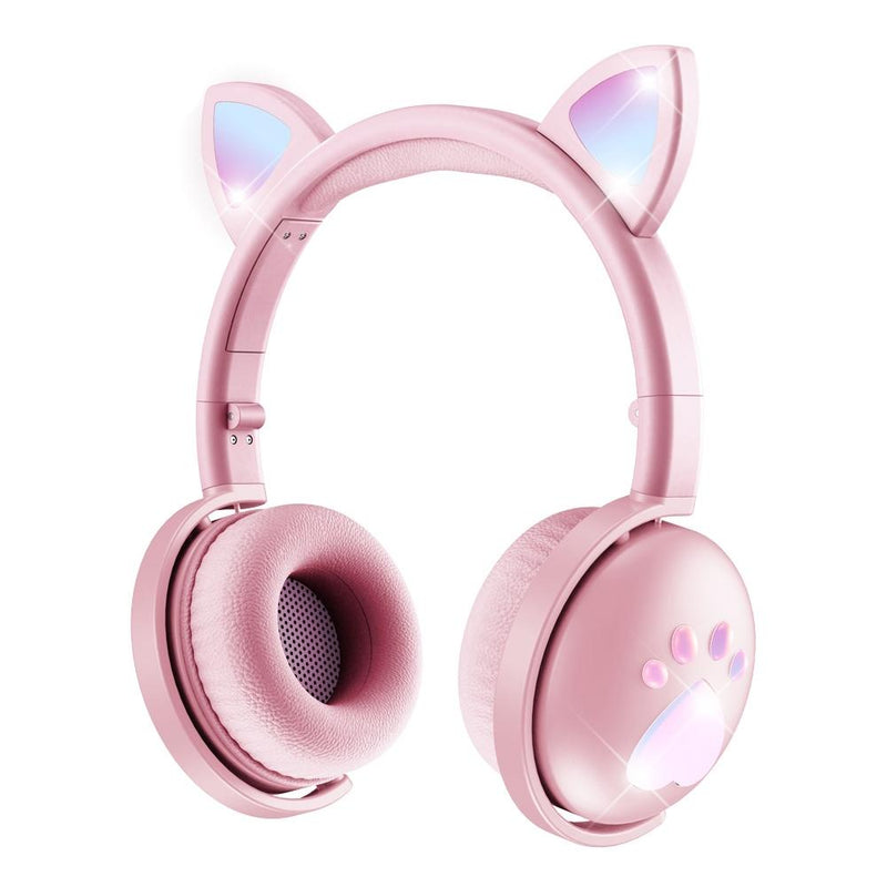 7.1 Surround Sound Cat Ear Gaming Headset With Mic - White