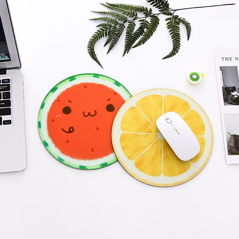 2 Pack 22Cm Cute Fruit Mouse Pad For Office Desks - Watermelon
