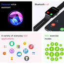 Ip67 Waterproof Smart Bracelet Bluetooth Call Fitness Tracker - Black