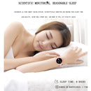 Smart Bracelet With Touch Screen Heart Monitoring Voice Control And Cycle Reminder - Black