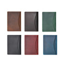 Minimalist Cowhide Card Holder Compact Wallet For Bank & Membership Cards - Ink Green