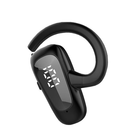 Digital Display Bluetooth Earphones - Bone Conduction Stereo - Green
