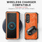 Foldable Shockproof Phone Case for Samsung Galaxy z Fold 4 / 5g - Orange