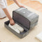 Travel-Ready Waterproof Beach Bag With Double Layer Design - Gray
