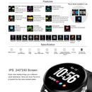 Real-Time Heart Rate Blood Pressure Monitor Multi-Sport Mode Breathing Light Smart Watch For Android Ios Phone Pink Silicone