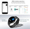 Real-Time Heart Rate Blood Pressure Monitor Multi-Sport Mode Breathing Light Smart Watch For Android Ios Phone Pink Silicone
