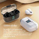 Wireless Bone Conduction Earbuds with Noise Reduction - Pink