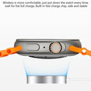 1.6 Inch Tft Round Screen Smart Watch Supports Voice Calls / Blood Oxygen Monitoring - Grey