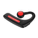Wireless Bone Conduction Bluetooth Headset - Hanging Ear Design - Red