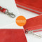 Retro Leather Clutch Bag With Zipper - 6 Inch - Grey