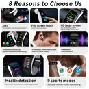 1.08 Inch Steel Band Earphone Detachable Life Waterproof Smart Watch Support Bluetooth Call - Silver