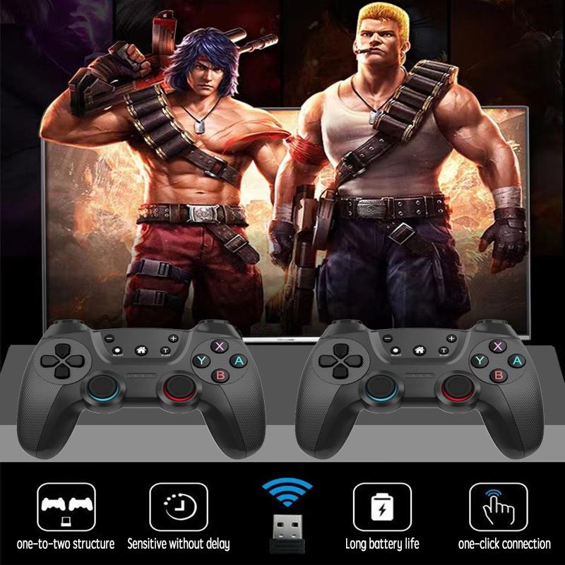 2.4g Wireless Controller for Pc Linux Android Tvbox - Supports Dual Connection - Vitality Orange