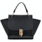 Versatile Vintage Wing Crossbody Bag With Frosted Finish And Chain - Coffee