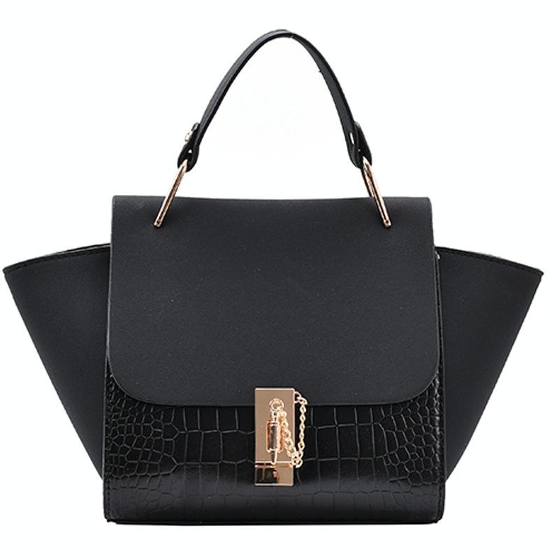 Versatile Vintage Wing Crossbody Bag With Frosted Finish And Chain - Coffee