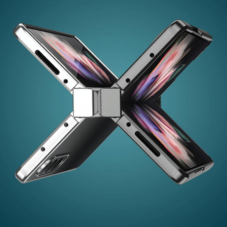 For Samsung Galaxy Z Fold4 5G Shockproof Pc Case - Full Coverage - Silver