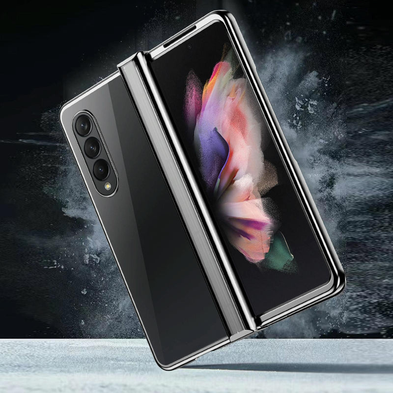 For Samsung Galaxy Z Fold4 5G Shockproof Pc Case - Full Coverage - Silver