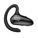 Digital Display Hanging Ear Bone Conduction Bluetooth Headset - Yx02 - Red
