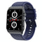 1.91 Inch Waterproof Ecg Smart Watch With Silicone Band Ip68 - Blue