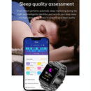 1.91 Inch Waterproof Ecg Smart Watch With Silicone Band Ip68 - Blue