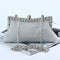 Rhinestone Evening Clutch For Ladies - Beaded Banquet Bag - Silver
