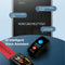 1.14 Inch Silicone Band Earphone Detachable Life Waterproof Smart Watch Support Bluetooth Call - Black Silver
