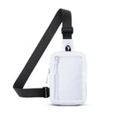 Crossbody Chest Pack For Outdoor Sports Unisex Cell Phone Bag - White