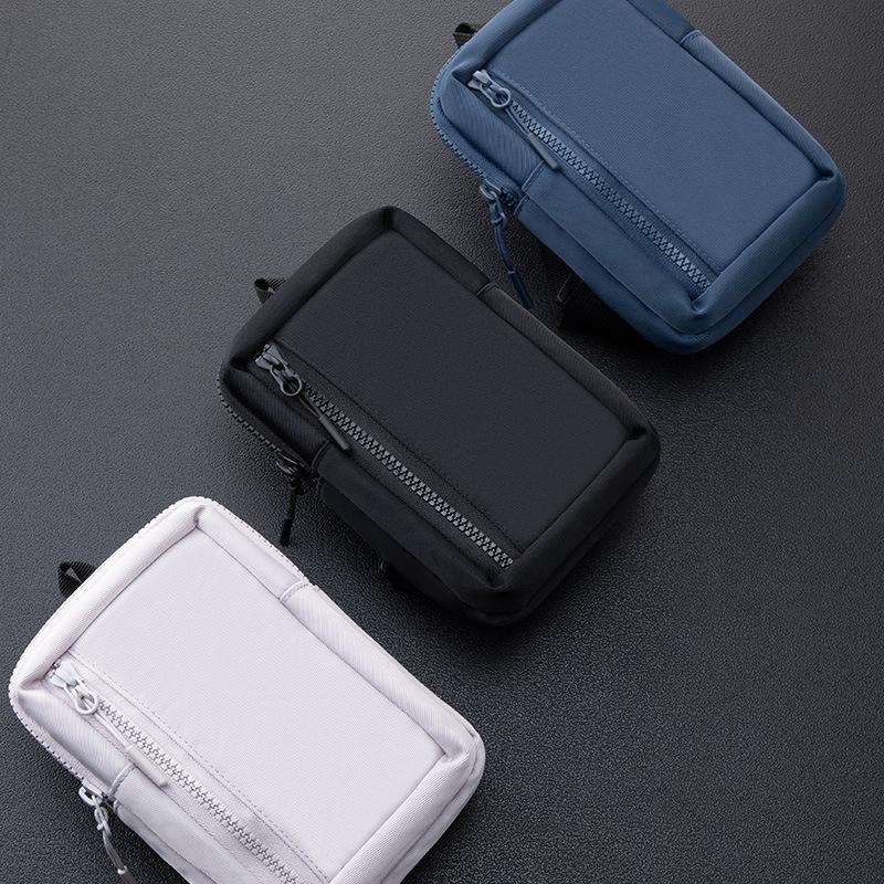 Crossbody Chest Pack For Outdoor Sports Unisex Cell Phone Bag - White