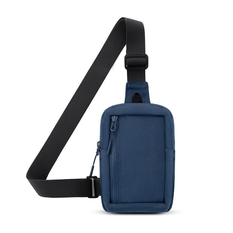 Crossbody Chest Pack For Outdoor Sports Unisex Cell Phone Bag - White