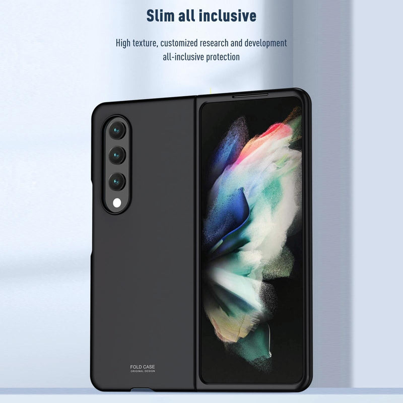 For Samsung Galaxy Z Fold4 5G Shockproof Skin - Breathable & Protective - Red