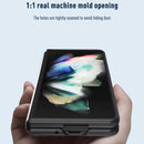 For Samsung Galaxy Z Fold4 5G Shockproof Skin - Breathable & Protective - Red