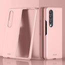 For Samsung Galaxy Z Fold4 5G Shockproof Skin - Breathable & Protective - Red