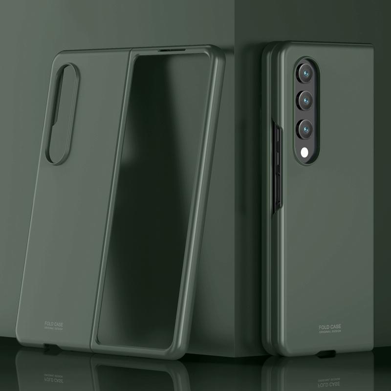 For Samsung Galaxy Z Fold4 5G Shockproof Skin - Breathable & Protective - Red