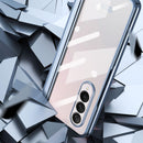 For Samsung Galaxy z Fold4 5G Samsung Galaxy z Fold4 Full Body Electroplating Hinge Case - Integrated Design - Silver