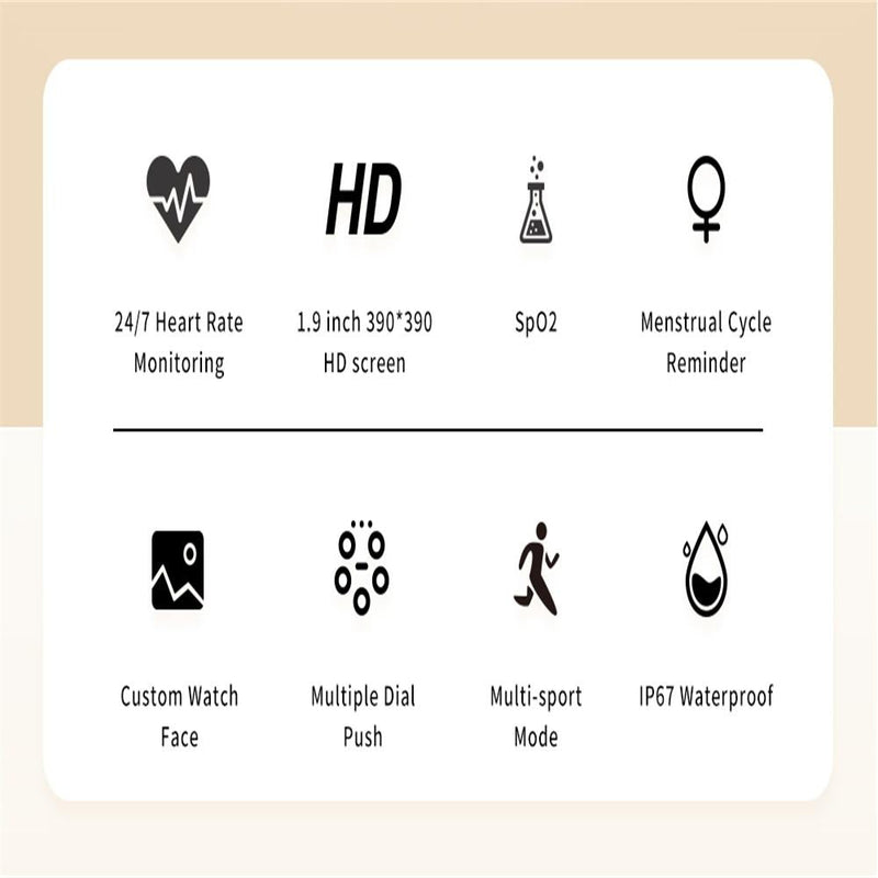 Smart Silicone Screen Watch - Silver