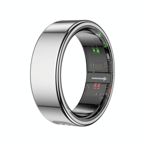 12 Size R11 Smart Ring Heart Rate Oxygen Sleep Sports - Silver