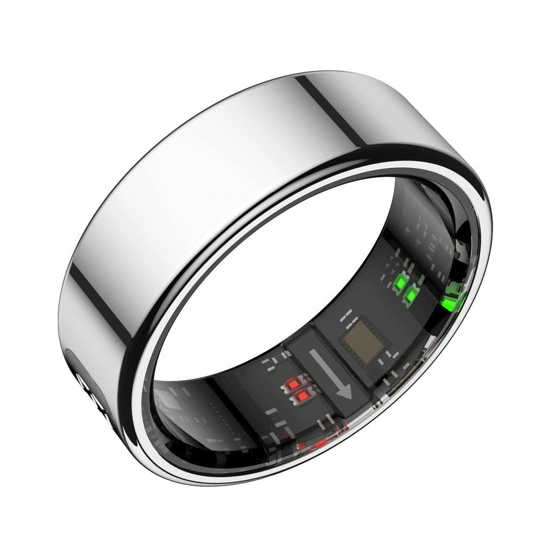 12 Size R11 Smart Ring Heart Rate Oxygen Sleep Sports - Silver