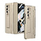 For Samsung Galaxy Z Fold4 5G Folding Case With Integrated Hinge - Champagne Gold