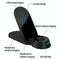 3 In 1 Foldable Wireless Charger For Smart Devices - White