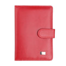 Passport & Card Holder With Buckle Clip Pu Protection - Brown